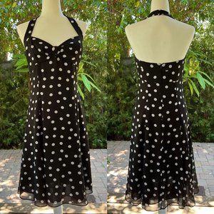 Polka Dot Maggy London Silk Sundress